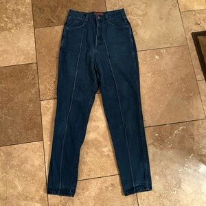 High Rise Dark Blue Women's Jeans